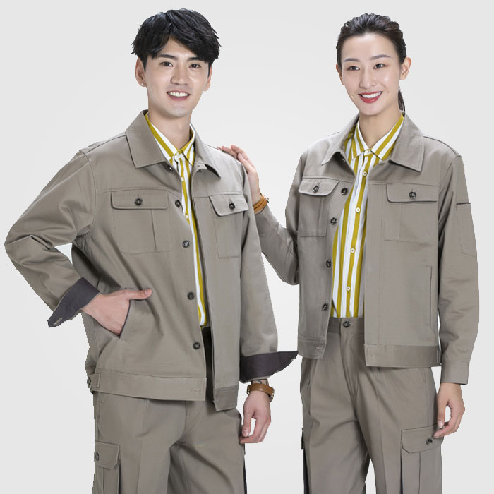 純棉秋冬工作服套裝防靜電JL-GC006