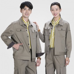 純棉秋冬工作服套裝防靜電JL-GC006