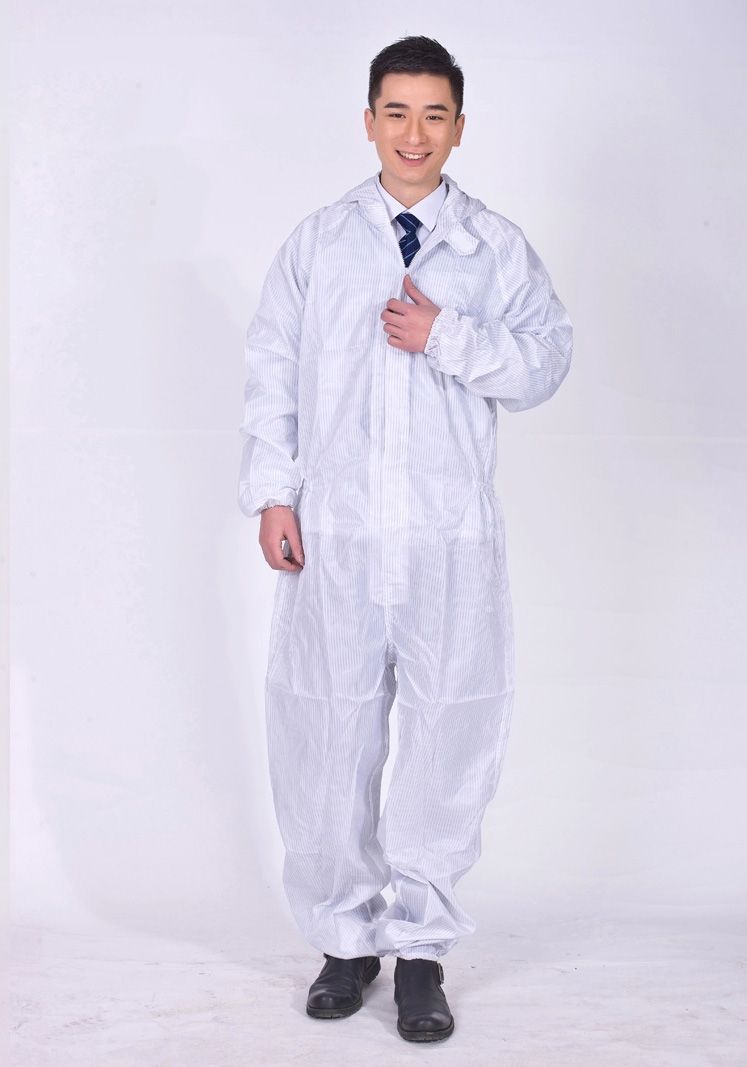  防靜電工作服-領口設計